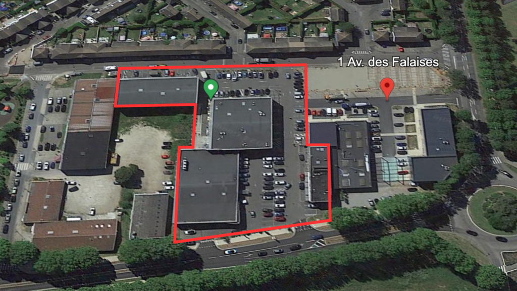 Project Outline (Falaises 1 Shopping Center in Normandy)